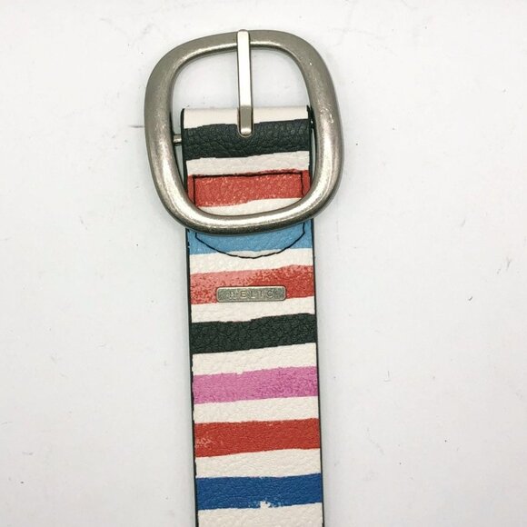 Relic Women’s Belt – Colorful Vertical Stripes – Size M - Picture 4 of 8